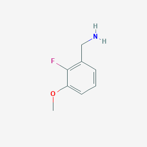 molecular formula C8H10FNO B1441745 (2-Fluoro-3-methoxyphenyl)methanamine CAS No. 93071-81-9