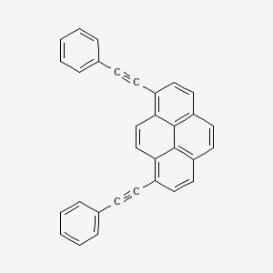 molecular formula C32H18 B14417478 1,8-Bis(phenylethynyl)pyrene CAS No. 83086-16-2
