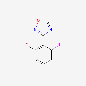 molecular formula C8H4FIN2O B1441751 3-(2-Fluoro-6-iodophenyl)-1,2,4-oxadiazole CAS No. 1262412-81-6