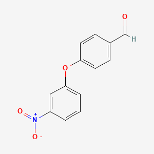 molecular formula C13H9NO4 B1441753 4-(3-Nitrophenoxy)benzaldehyde CAS No. 883236-86-0