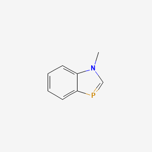 molecular formula C8H8NP B14417530 1-Methyl-1H-1,3-benzazaphosphole CAS No. 84759-25-1