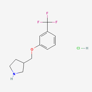 3-{[3-(Trifluoromethyl)phenoxy]methyl}pyrrolidine hydrochloride