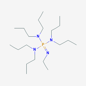 molecular formula C20H47N4P B14417649 N'''-Ethyl-N,N,N',N',N'',N''-hexapropylphosphorimidic triamide CAS No. 80166-27-4