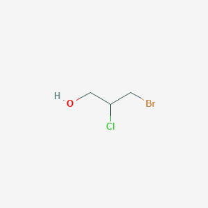 molecular formula C3H6BrClO B14417673 3-Bromo-2-chloropropan-1-ol CAS No. 84907-15-3