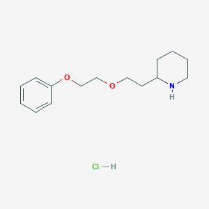 2-[2-(2-Phenoxyethoxy)ethyl]piperidine hydrochloride