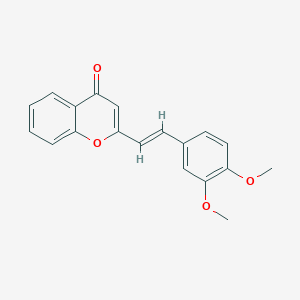 molecular formula C19H16O4 B14417824 2-(3,4-Dimethoxystyryl)-4H-chromen-4-one 