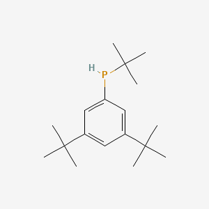 molecular formula C18H31P B14417848 tert-Butyl(3,5-di-tert-butylphenyl)phosphane CAS No. 84114-15-8