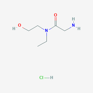 2-Amino-N-ethyl-N-(2-hydroxyethyl)acetamide hydrochloride