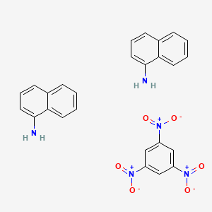 molecular formula C26H21N5O6 B14417958 Naphthalen-1-amine;1,3,5-trinitrobenzene CAS No. 85285-35-4