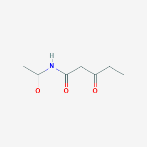 molecular formula C7H11NO3 B14417982 N-Acetyl-3-oxopentanamide CAS No. 84794-24-1