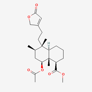 molecular formula C23H34O6 B14418049 Ajugarin-IV CAS No. 82225-47-6