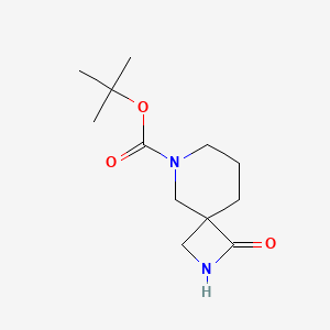 molecular formula C12H20N2O3 B1441805 6-Boc-1-oxo-2,6-diazaspiro[3.5]nonane CAS No. 1160246-71-8