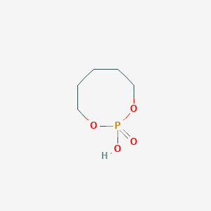 molecular formula C5H11O4P B14418052 1,3,2-Dioxaphosphocane, 2-hydroxy-, 2-oxide CAS No. 85437-98-5