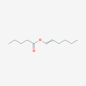 molecular formula C11H20O2 B14418069 Hex-1-EN-1-YL pentanoate CAS No. 84818-96-2