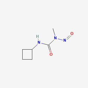 molecular formula C6H11N3O2 B14418085 1-Cyclobutyl-3-methyl-3-nitrosourea CAS No. 81498-82-0