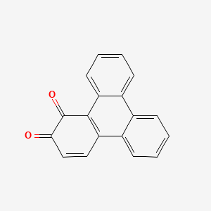 molecular formula C18H10O2 B14418103 1,2-Triphenylenedione CAS No. 82120-28-3