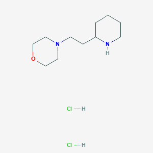 molecular formula C11H24Cl2N2O B1441817 4-[2-(2-Piperidinyl)ethyl]morpholine dihydrochloride CAS No. 1219957-48-8