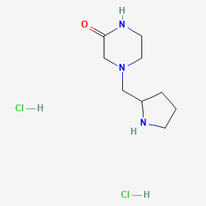 4-(2-Pyrrolidinylmethyl)-2-piperazinone dihydrochloride