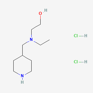 2-[Ethyl(4-piperidinylmethyl)amino]-1-ethanol dihydrochloride