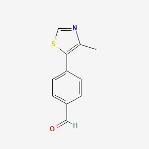 4-(4-Methylthiazol-5-yl)benzaldehyde