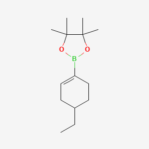 2-(4-Ethylcyclohex-1-en-1-yl)-4,4,5,5-tetramethyl-1,3,2-dioxaborolane