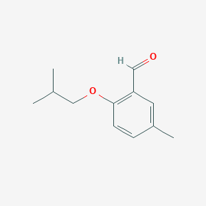 molecular formula C12H16O2 B1441828 2-Isobutoxy-5-methylbenzaldehyde CAS No. 1340411-54-2