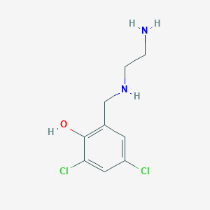 molecular formula C9H12Cl2N2O B1441830 2-((2-Aminoethylamino)methyl)-4,6-dichlorophenol CAS No. 1179140-48-7