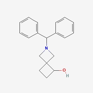 molecular formula C19H21NO B1441836 2-Benzhydryl-2-azaspiro[3.3]heptan-5-OL CAS No. 1263296-81-6