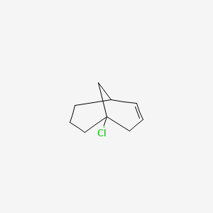 molecular formula C9H13Cl B14418373 5-Chlorobicyclo[3.3.1]non-2-ene CAS No. 86508-23-8