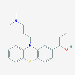 molecular formula C20H26N2OS B144184 2-(1-Hydroxypropyl) Promazine CAS No. 110080-35-8
