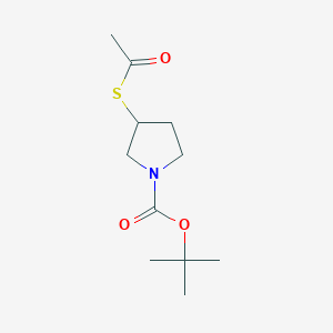 tert-Butyl 3-(acetylthio)pyrrolidine-1-carboxylate