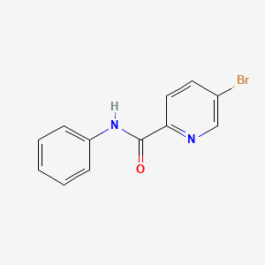 molecular formula C12H9BrN2O B1441847 5-溴-N-苯基吡啶-2-甲酰胺 CAS No. 1270882-07-9