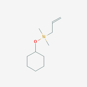 molecular formula C11H22OSi B14418521 Allyl(cyclohexyloxy)dimethylsilane CAS No. 81194-47-0