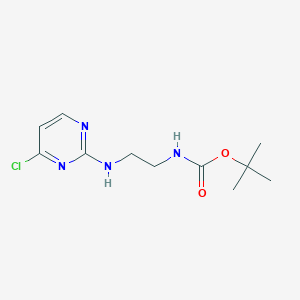 tert-Butyl 2-[(4-chloro-2-pyrimidinyl)amino]ethylcarbamate