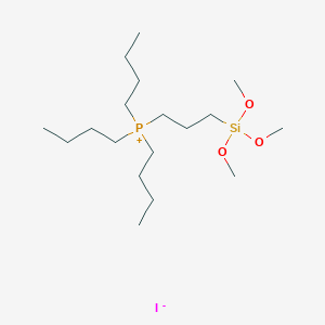 molecular formula C18H42IO3PSi B14418553 Tributyl[3-(trimethoxysilyl)propyl]phosphanium iodide CAS No. 83366-15-8