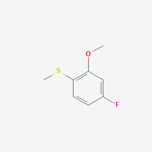 4-Fluoro-2-methoxy-1-(methylsulfanyl)benzene