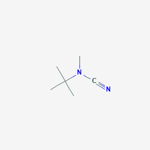 molecular formula C6H12N2 B14418573 tert-Butyl(methyl)cyanamide CAS No. 80674-17-5