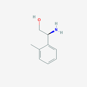 B1441858 (S)-2-Amino-2-(o-tolyl)ethanol CAS No. 1213107-41-5