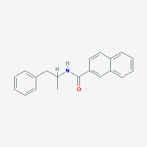 molecular formula C20H19NO B14418666 N-(1-Phenylpropan-2-yl)naphthalene-2-carboxamide CAS No. 86117-79-5