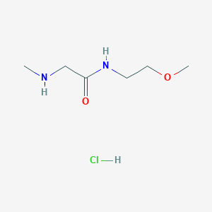 N-(2-Methoxyethyl)-2-(methylamino)acetamide hydrochloride