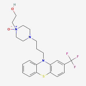 1-Piperazineethanol, 4-(3-(2-(trifluoromethyl)-10H-phenothiazin-10-yl)propyl)-, 1-oxide