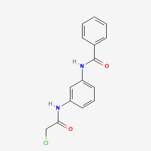 molecular formula C15H13ClN2O2 B1441871 N-[3-(2-chloroacetamido)phenyl]benzamide CAS No. 1233188-83-4