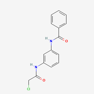 N-{3-[(chloroacetyl)amino]phenyl}benzamide