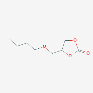 molecular formula C8H14O4 B14418725 1,3-Dioxolan-2-one, 4-(butoxymethyl)- CAS No. 85976-40-5