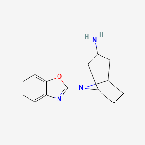 8-(Benzo[d]oxazol-2-yl)-8-azabicyclo[3.2.1]octan-3-amine