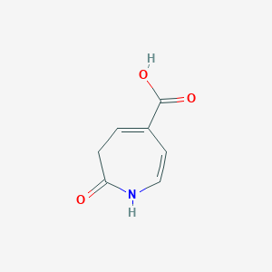 molecular formula C7H7NO3 B144188 2-Oxo-1,3-dihydroazepine-5-carboxylic acid CAS No. 134050-71-8