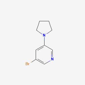 molecular formula C9H11BrN2 B1441881 3-Bromo-5-(pyrrolidin-1-yl)pyridine CAS No. 944718-19-8
