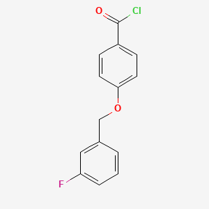 4-[(3-Fluorobenzyl)oxy]benzoyl chloride