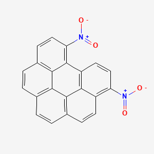 molecular formula C22H10N2O4 B14418831 BENZO(ghi)PERYLENE, 5,8-DINITRO- CAS No. 83292-25-5