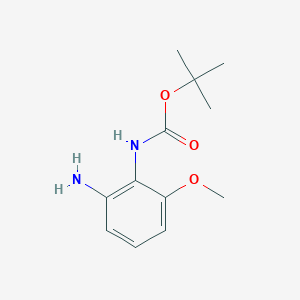 molecular formula C12H18N2O3 B1441884 tert-Butyl (2-amino-6-methoxyphenyl)carbamate CAS No. 954238-84-7